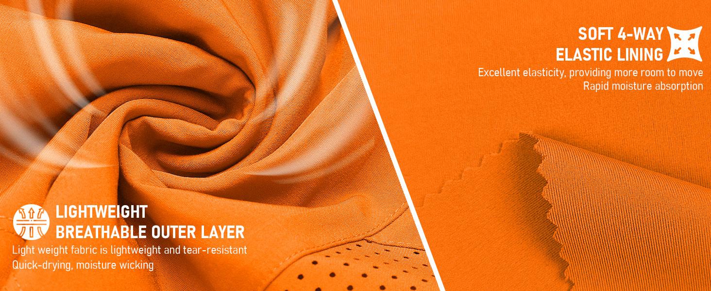 PINSPARK Women's Running Shorts 5" Liner Athletic Workout Shorts Hiking 2 in 1 Quick Dry Short with Pockets Lemon Green