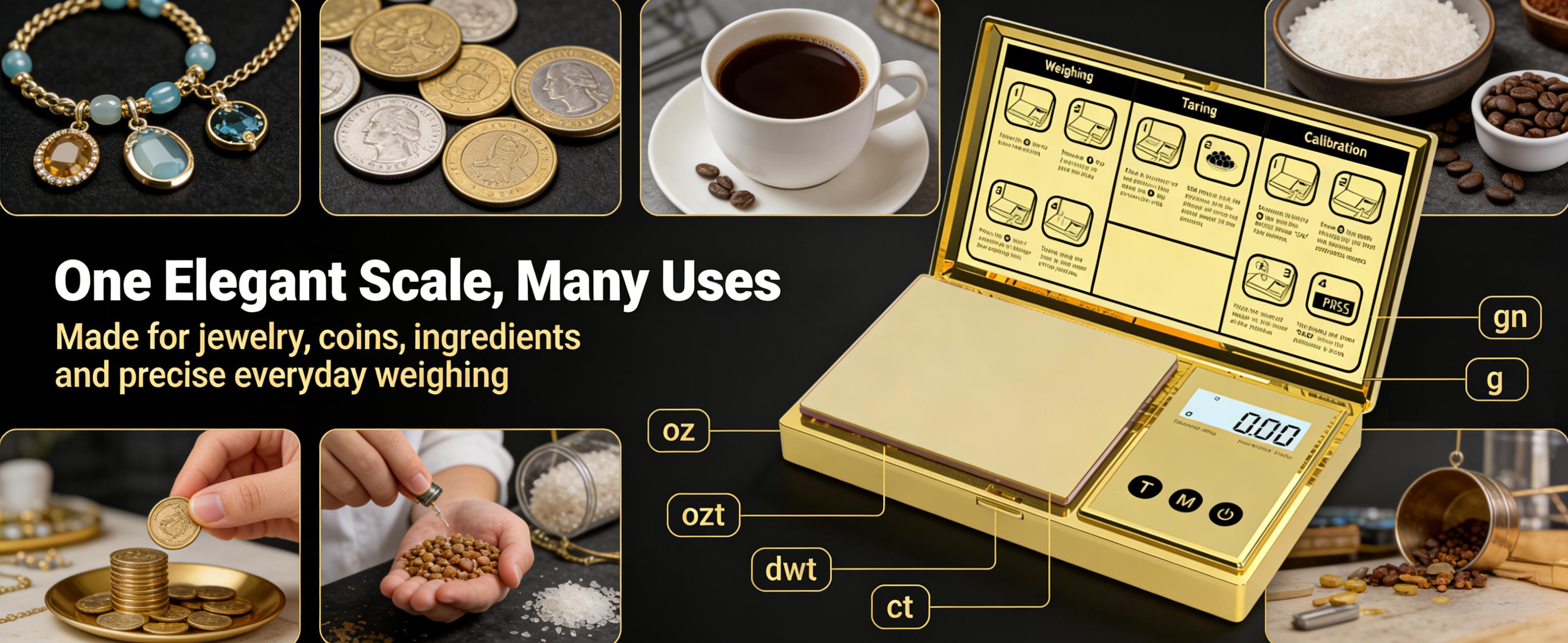 Digital Pocket Gram Scale 0.01g Accuracy,6 Units 200g Mini Digital Scale Grams,Tare Function Small Food Scale,Jewelry Scale,Ounces Grains Milligram Scale (Golden/Batteries Included) Digital Pocket Gram Scale 0.01g Accuracy,6 Units 200g Mini Digital Scale Grams,Tare Function Small Food Scale,Jewelry Scale,Ounces Grains Milligram Scale (Golden/Batteries Included)