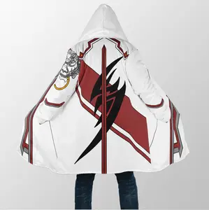 Tekken Jin Kazama Dream Cloak Coat, Tekken Men's Women's Hooded coat, Fleece Jackets Coats, Gift For Men And Women