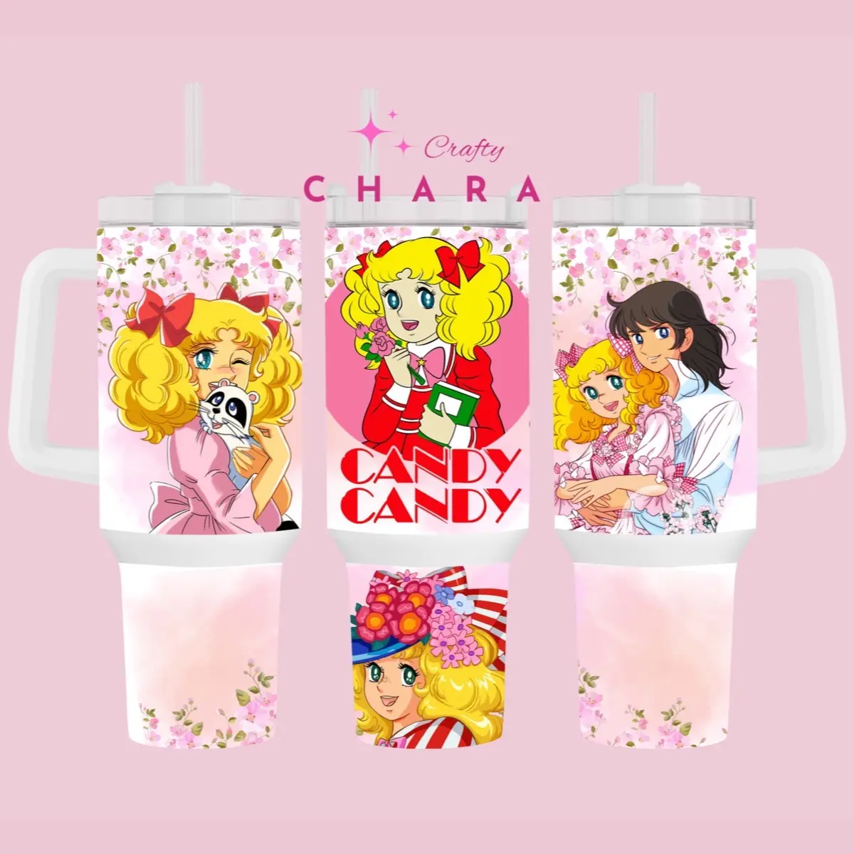 Candy Candy 40oz Tumbler - Perfect for Your Beverages - Bottle, Drinkware Water Bottles Cup Mug Washable Portable Reusable Bottled Stylish