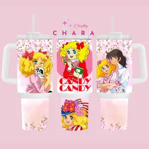 Candy Candy 40oz Tumbler - Perfect for Your Beverages - Bottle, Drinkware Water Bottles Cup Mug Washable Portable Reusable Bottled Stylish