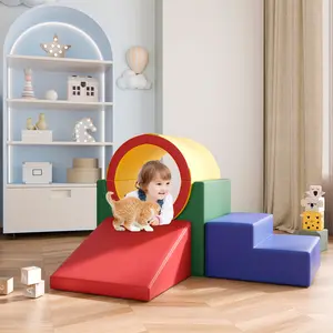 Christmas gift idea,Scabine Modular Play Couch & Climbing Blocks – Multi-Functional Fun for Play Areas Sensory Nursery