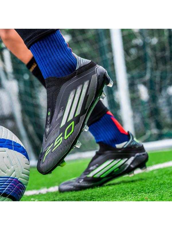 Men Women High-End Seamless Football Shoes, Football Boot, Anti-Slip Durable Outdoor Lawn Soccer Cleats, Super Grip Support, Fashionable Design