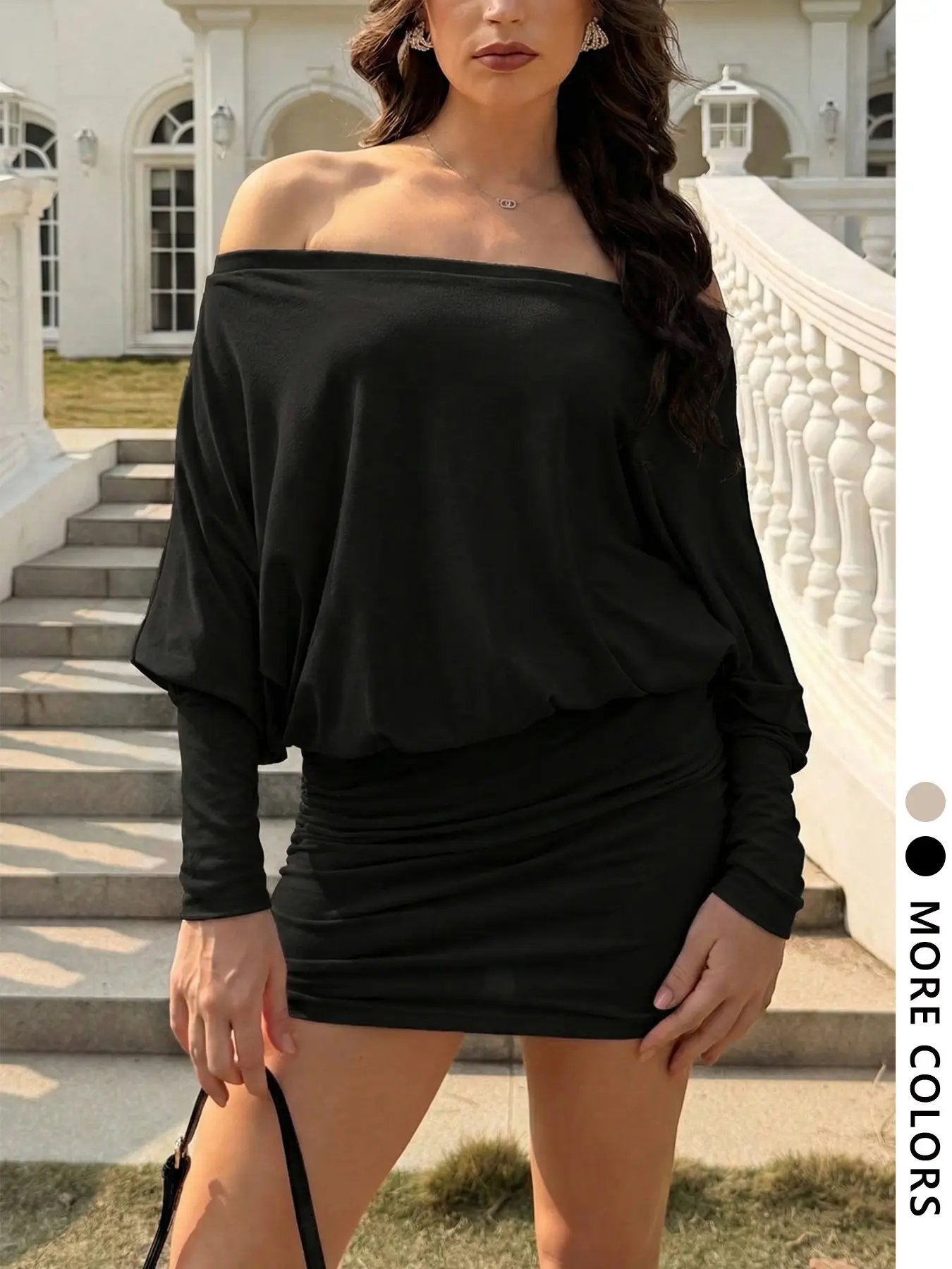 Women's Y2K Dress, Asymmetrical Neckline, One-Shoulder Long Sleeve, Sexy Slim Fit, Perfect Summer, Casual Fashion Womenswear - TikTok Shop Women's Y2K Dress, Asymmetrical Neckline, One-Shoulder Long Sleeve, Sexy Slim Fit, Perfect Summer, Casual Fashion Womenswear - TikTok Shop