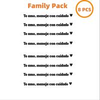 Family Pack 8pcs-Black