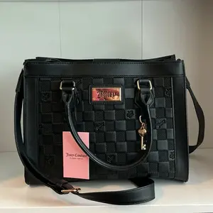 Juicy Couture Women's Checkered Print Tote Bag - Miss Independent Style