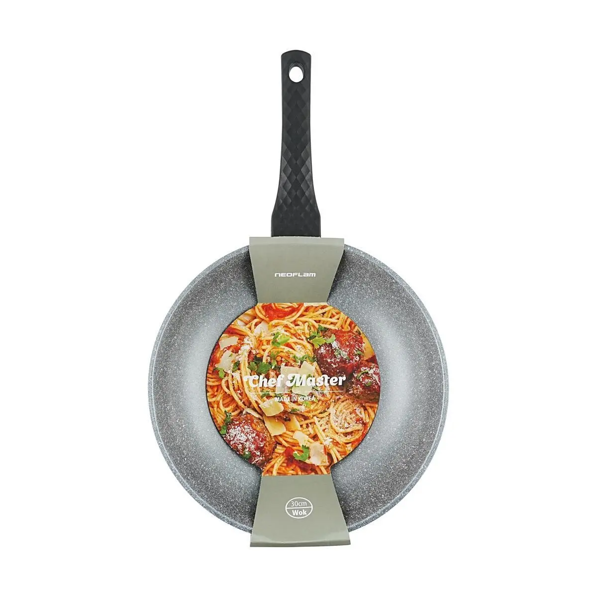 NEOFLAM Chef Master 30cm /12" Cast Aluminum Wok Frying Pan - Versatile Cookware for Gas & Electric Stoves NEOFLAM Chef Master 30cm /12" Cast Aluminum Wok Frying Pan - Versatile Cookware for Gas & Electric Stoves