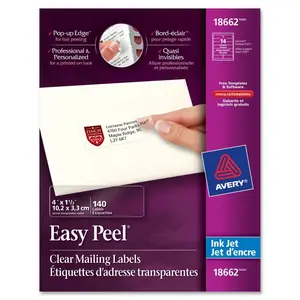 Avery Easy Peel Inkjet Printer Mailing Labels