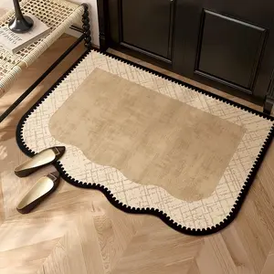 Falm Mat Nordic Simple Style, Soft Dense Grip Non-Slip, Durable Washable Rug for Entryway Kitchen Door, Home Safety & Cleanliness, Home Decorative Rug