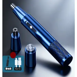 Men Electric Ear Beard Nose Hair Trimmer Eyebrow Mustache Remover Shaver Clipper