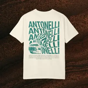 Comfort Colors® Kimi Antonelli Vintage F1 Shirt, Retro Mercede Racing Tee, F1 Fan Merch, Racing Shirt, F1 Fan Apparel 3