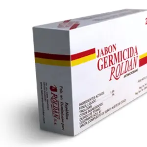 Jabon GERMICIDA ROLDAN SOAP 2% RED 2.63 oz 75g  Skincare Antibacterial Daily Cleanser