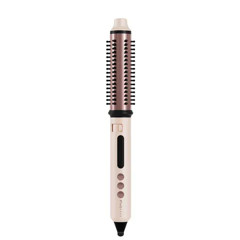 FHI Heat SwiftStyler FlexCurl Retractable Speed Styler Heating Curling Brush - Light Pink - 1"x1"