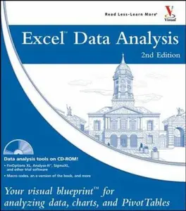 USED-Excel Data Analysis: Your Visual Blueprint for Analyzing Data, Charts, and PivotTables, 2nd Edition (Visual Blueprint) by Jinjer Simon (Paperback)