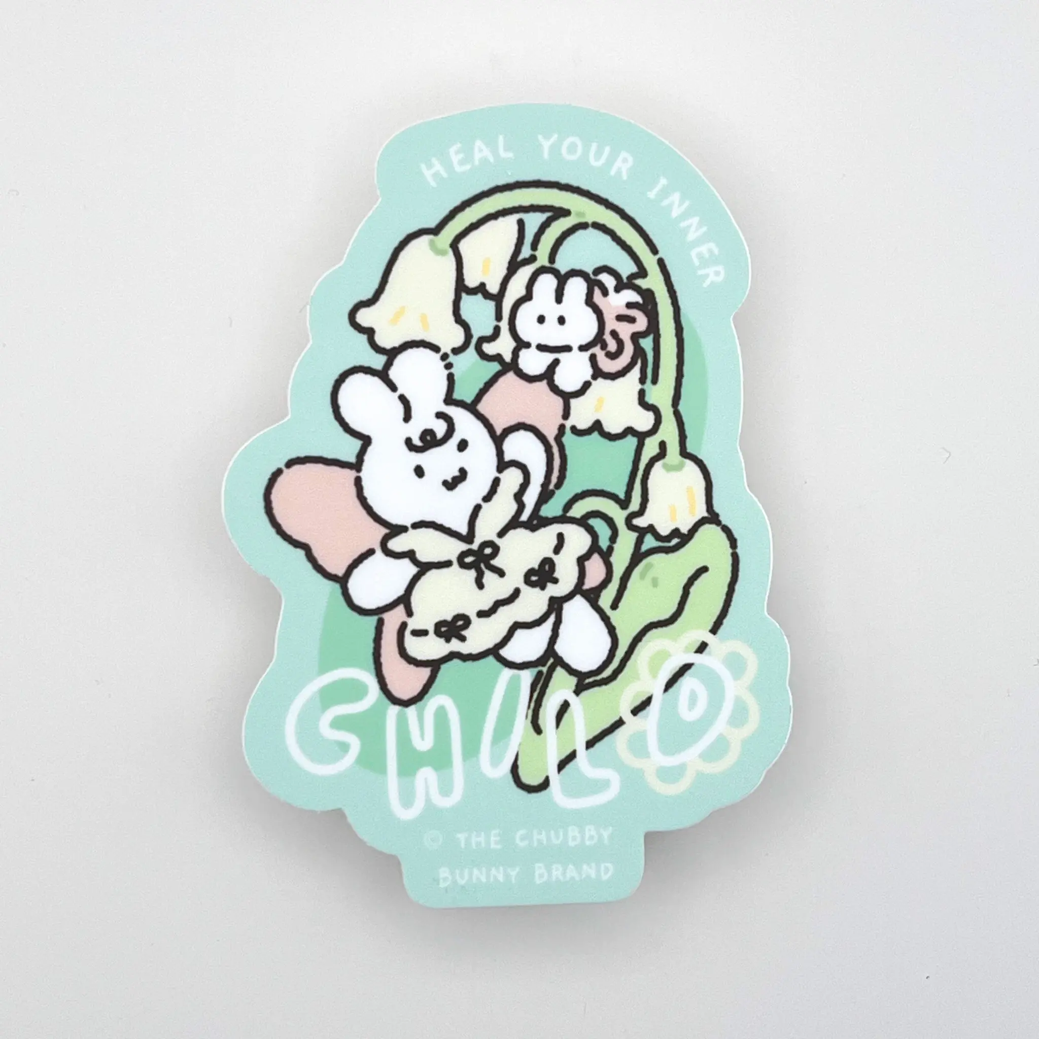 Heal Your Inner Child Matte Vinyl Sticker - Waterproof, Dishwasher Safe, Heavyduty Vinyl