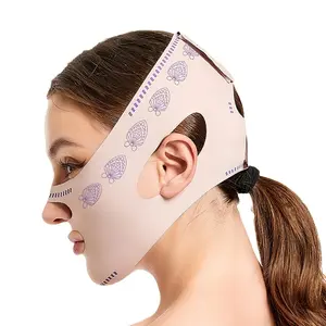 1-Piece Facial Lifting Bandage, Sleeping Beauty Face Cover for Salon and Home Use, Breathable Facial Lifting Tape