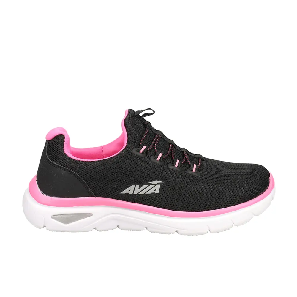 Avia Womens Avi-Junction Slip On Sneakers Shoes Casual - Black