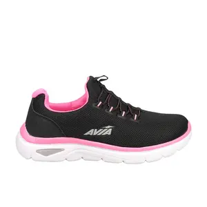 Avia Womens Avi-Junction Slip On Sneakers Shoes Casual - Black