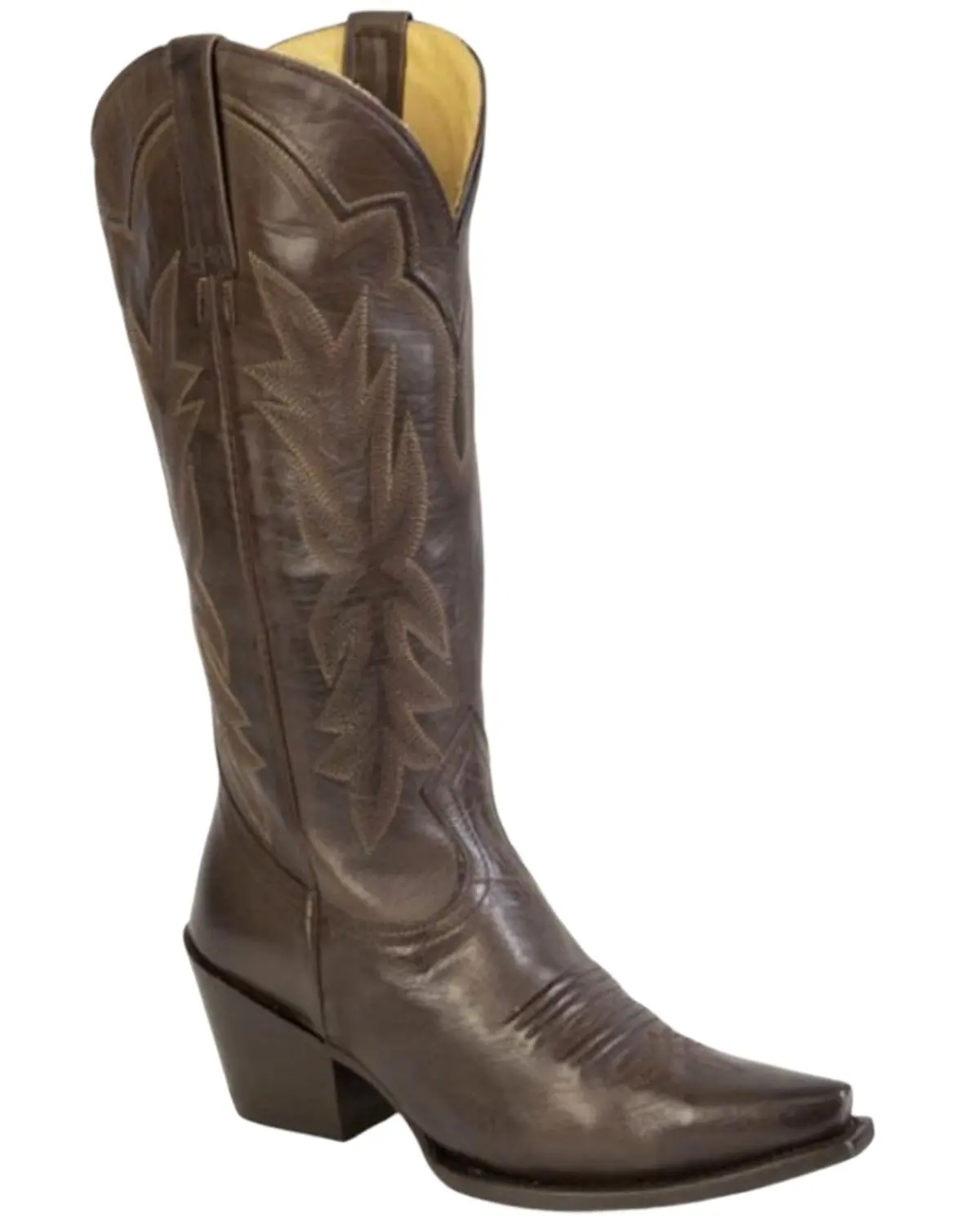 Stetson Women's Women'S Mae Tall Western Boot Snip Toe - 12-021-6115-0109 Br
