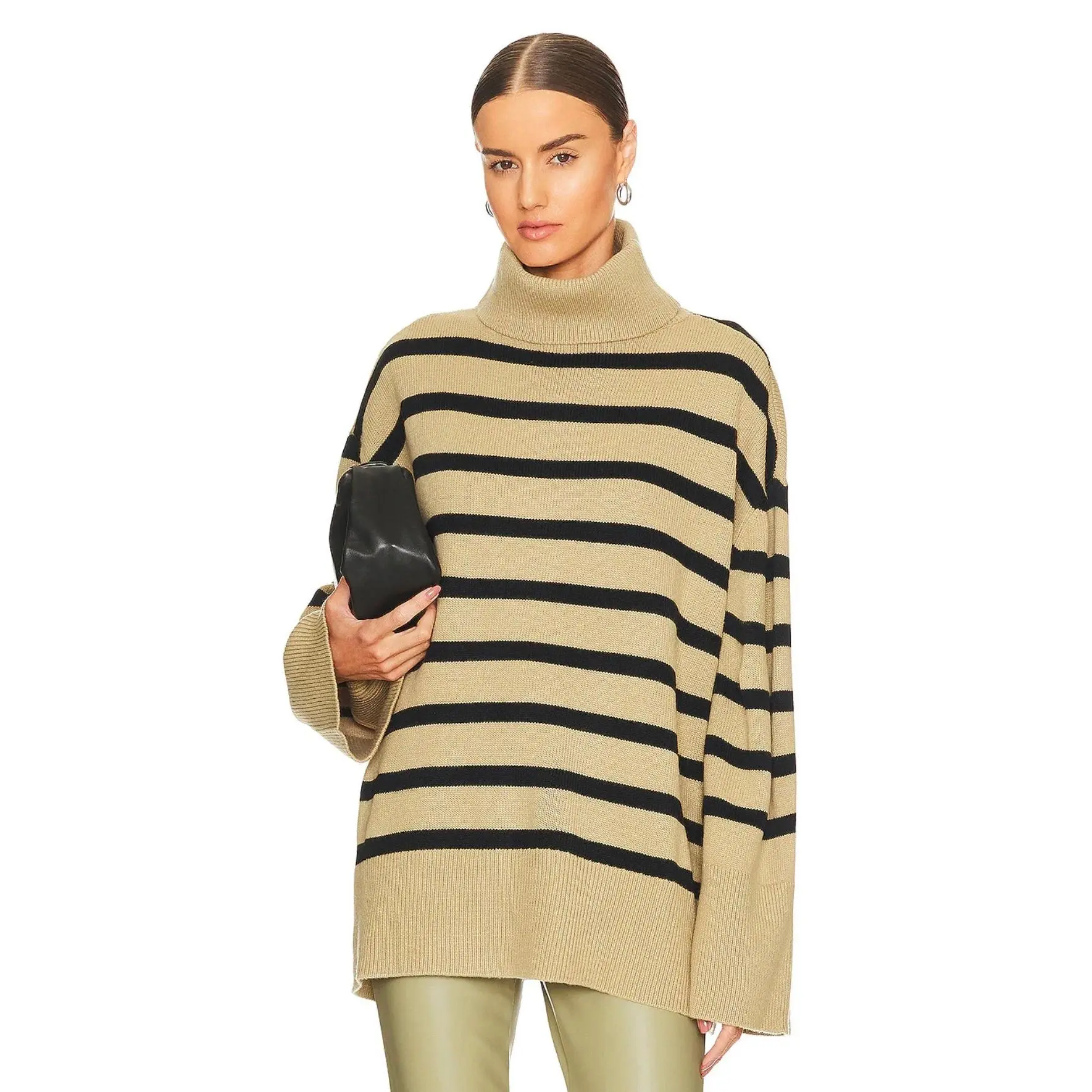 Striped Turtleneck