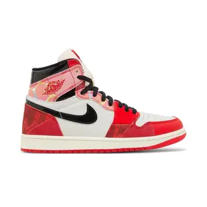 Jordan 1 Retro High OG Spider-Man Across the Spider-Verse DV1748-601 Youth Authentic Shoes Footwear Sneaker Trainer Comfortable Walking Fashion Trending Gift