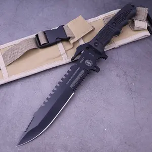 13-Inch High-Hardness Camping Knife, Outdoor Cooking & Survival Tool for Fishing, Camping
