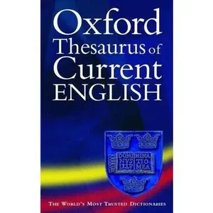 USED-Oxford Thesaurus of Current English by Alan Spooner (Paperback)