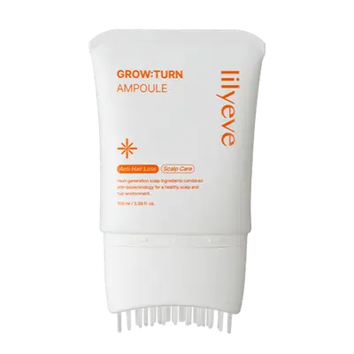 [lilyeve] Growturn Hair Growth Serum with Built-in Brush for Thinning & Loss Treatment, Inula Britannica Flower Formula, Scalp Care, Non-Greasy, Clinically Proven Results