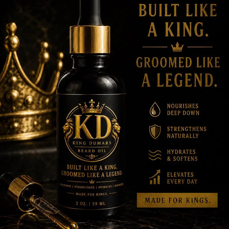 King Dumars Premium Beard Oil (2 oz)