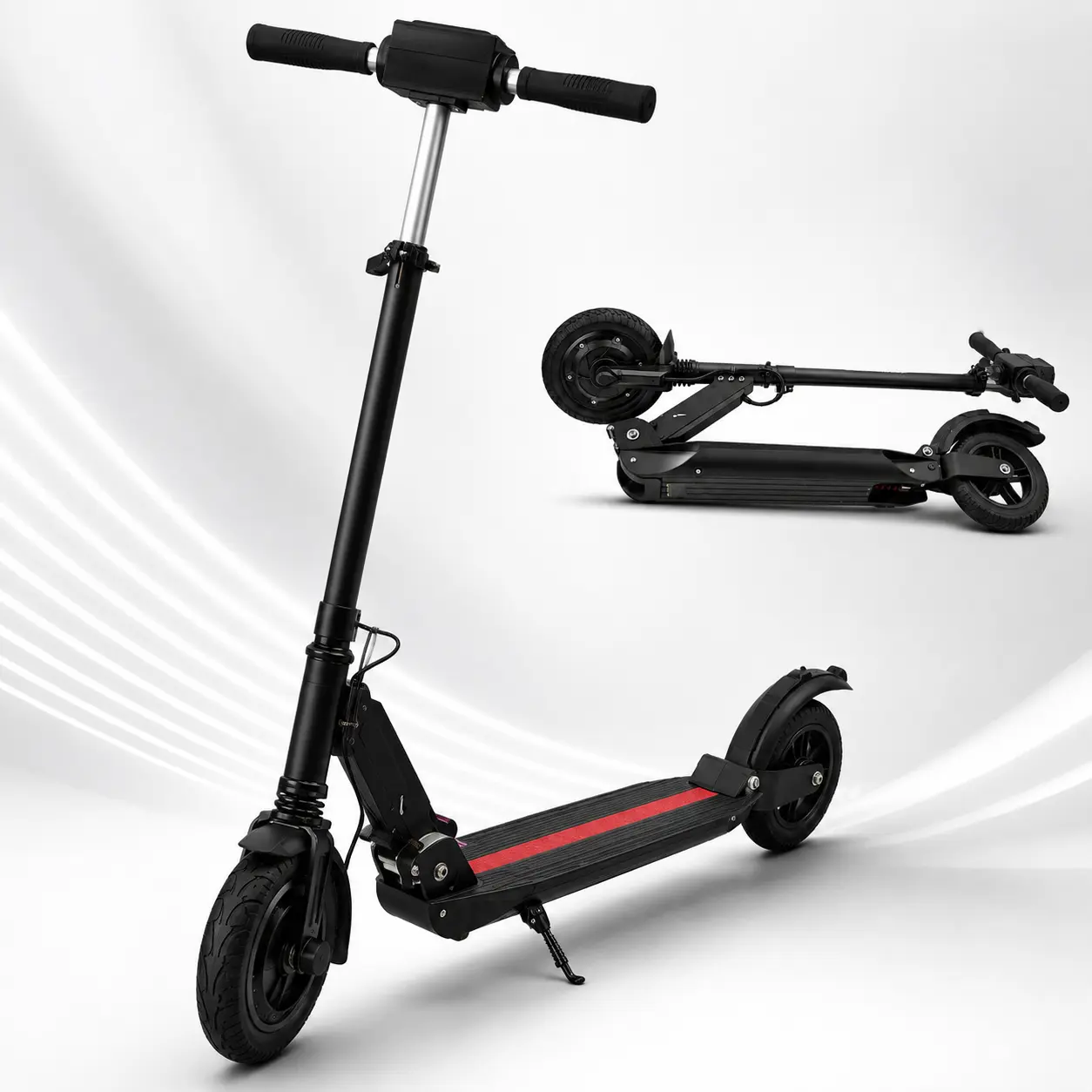 Electric Scooter - 500W Peak Motor, 36V Battery, 18mph Max Speed, 16-20mi Range,Portable Foldable, Fitness for Everyone, Ideal Gift for Family & Friends
