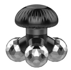 Mushroom Hand Massager – Light Pressure 360° Rotating Portable Massager, USB/Battery Dual Powered, Triangle Vibration for Neck, Waist, Back & Abdomen