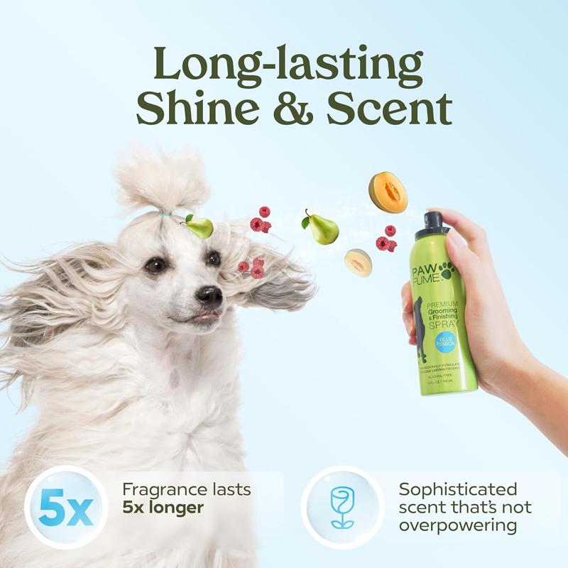 PAWFUME Premium Grooming Spray Dog Spray Deodorizer Perfume for Dogs - Dog Cologne Spray Long Lasting Dog Sprays - Dog Perfume Spray Long Lasting After Bath- Dog deodorizing Spray (Blue Ribbon) PAWFUME Premium Grooming Spray Dog Spray Deodorizer Perfume for Dogs - Dog Cologne Spray Long Lasting Dog Sprays - Dog Perfume Spray Long Lasting After Bath- Dog deodorizing Spray (Blue Ribbon)