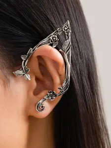 Elegant Vintage Floral Earrings for Women, Handmade Fairy Ear Jewelry, Minimalist Dreamy Design, Perfect for Fairytale Lovers, Flower Earrings