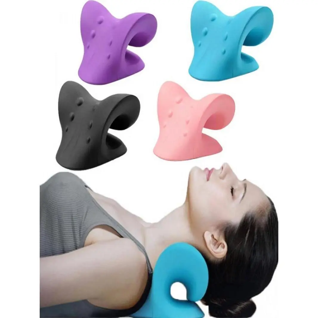 Neck Shoulder Stretcher Relaxer Massage Pillow U Shaped Shiatsu Cervical Massage Pillow Neck and Shoulder Repair Neck Relaxation