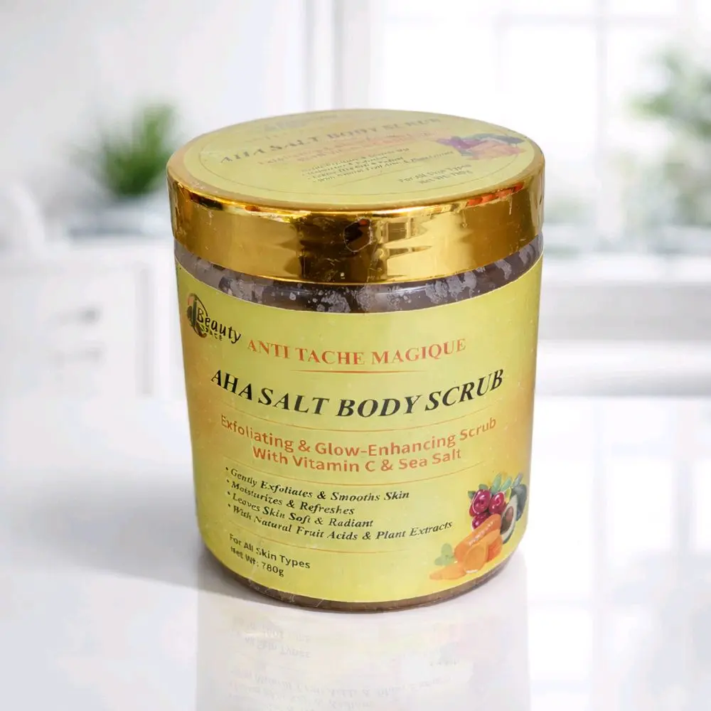 Magic Anti Spot Brightening Body Scrub with Vitamin C & Sea Salt for All Skin Types Exfoliating Glow Enhancing Scrub 600g