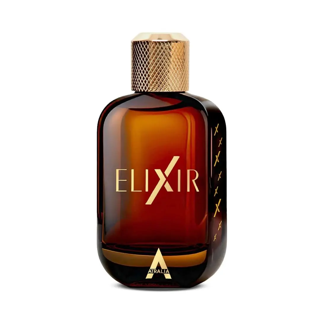 Atralia Elixir Eau de Parfum for Men, Long-Lasting Luxury Cologne with a Fresh, Non-Sweet Fougere & Amber Aroma - 100ml (3.4oz), Fragrance, Single Item