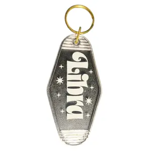 Libra Clear Motel Keychain