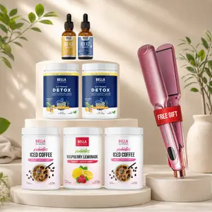 Bella All Natural 4/27 LIVE Exclusive Bundle (Extreme Detox + D3 K2 + Probiotics + FREE Flat Iron)