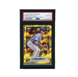 Glove-Fit VIVID Edition Sleeves Black for PSA Slabs