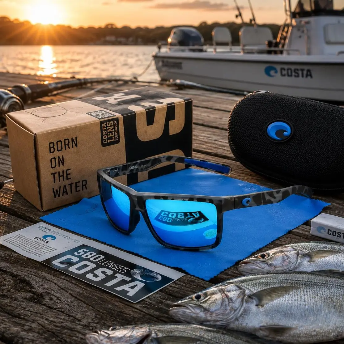 Costa Del Mar Sunglasses Polarized Fishing Outdoor Sports UV Protection Eyewear Men Women