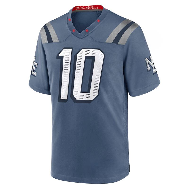 Unisex Fooball Playoff Patriots 2025 Rivalries Collection Game Jersey - Storm Blue