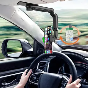 The new 1080° multi-functional sun visor universal 360-degree rotating phone stand is suitable for any scenario. Car stand - rotatable and retractable