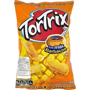 Tortrix Barbacoa | Chips de Maíz con Sabor Ahumado y Crujiente | 180 g