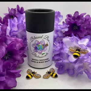 Blessed Bee Organic Neroli Nirvana Hand & Body Balm for Soothing Skin Repair