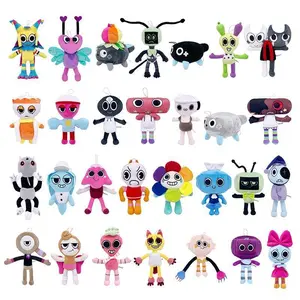 Dandy's World Plush Toys Doll 22-33cm Dandy World Game Goob Boxten Flower Cat Bunny Plush Soft Stuffed Toy Pillow Birthday Gifts