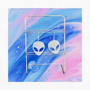 Alien Treasures Dangly Earrings
