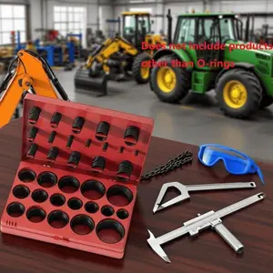 Industrial Equipment Maintenance Seal Kit, 419 O-Ring Set for 3000 Specifications, Oil-Resistant Rubber for Hydraulic System Stability