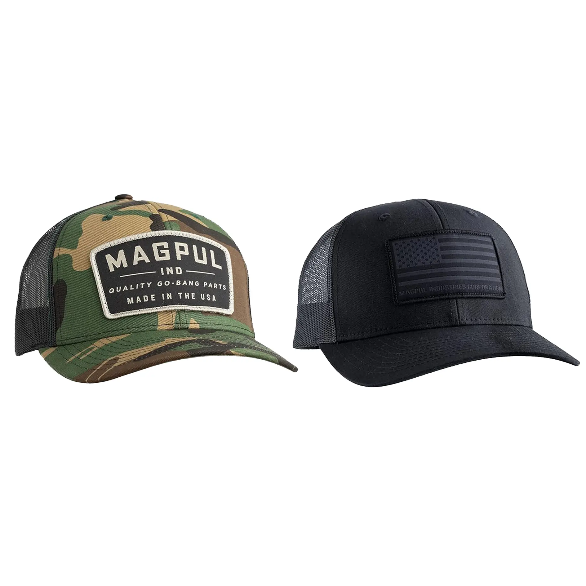 Magpul Trucker Hat Snap Back Baseball Cap Unisex Adjustable Snap Back Cotton with Iconic Logo, One Size Fits All