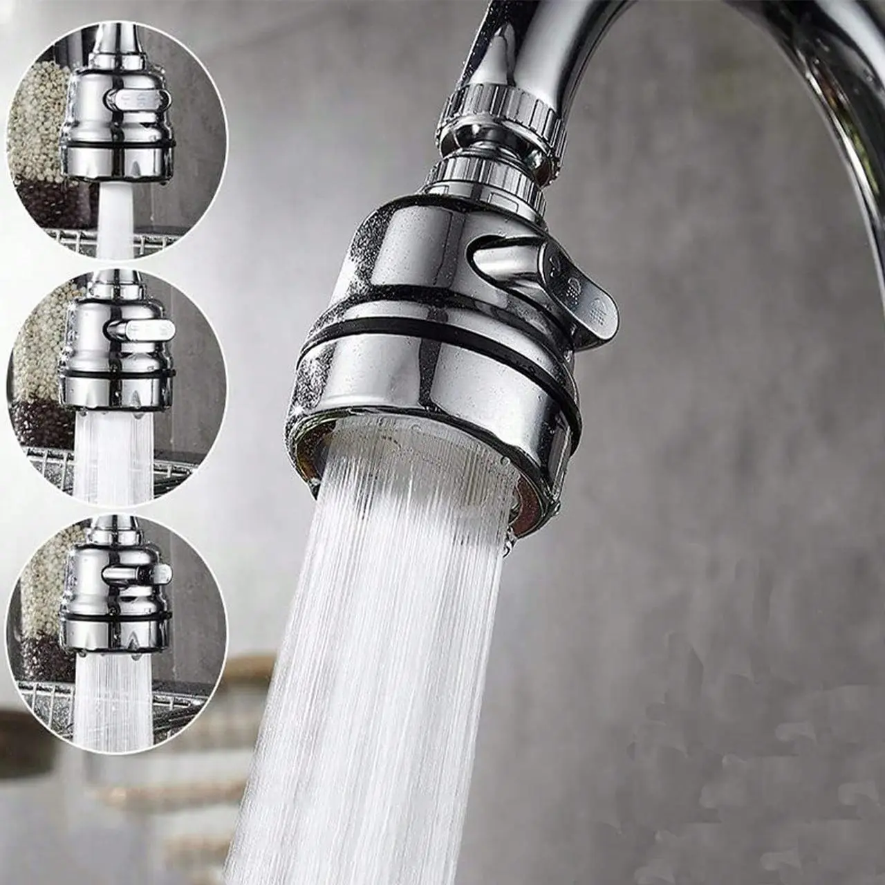 Kitchen Faucet Extender, 1 Count Universal Splash-proof Kitchen Faucet Extender, Household Kitchen Faucet Extension Nozzle, Kitchen Accessories