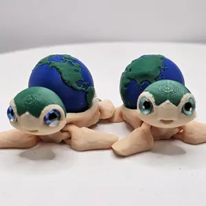 Plant Earth Sea Turtle Keychain
